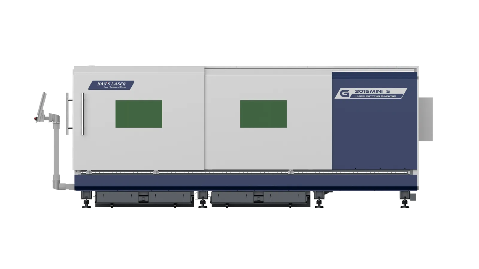 Han's Laser G3015 Mini S compact fiber laser cutting machine for small shops and entry-level production