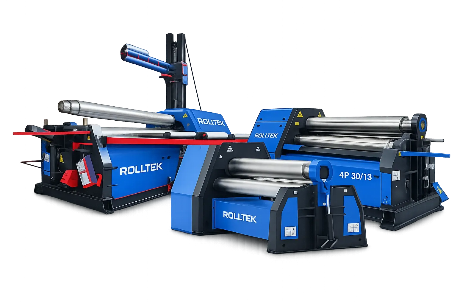 RollTek TITAN Series hydraulic 4-roll plate rolling machine