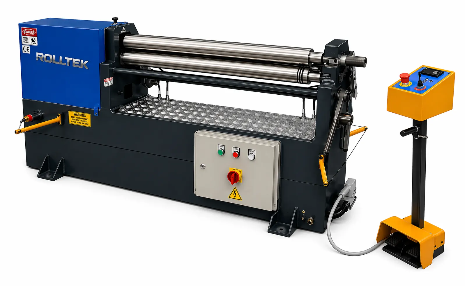 VERTEX 3HX mechanical-hydraulic hybrid plate roll
